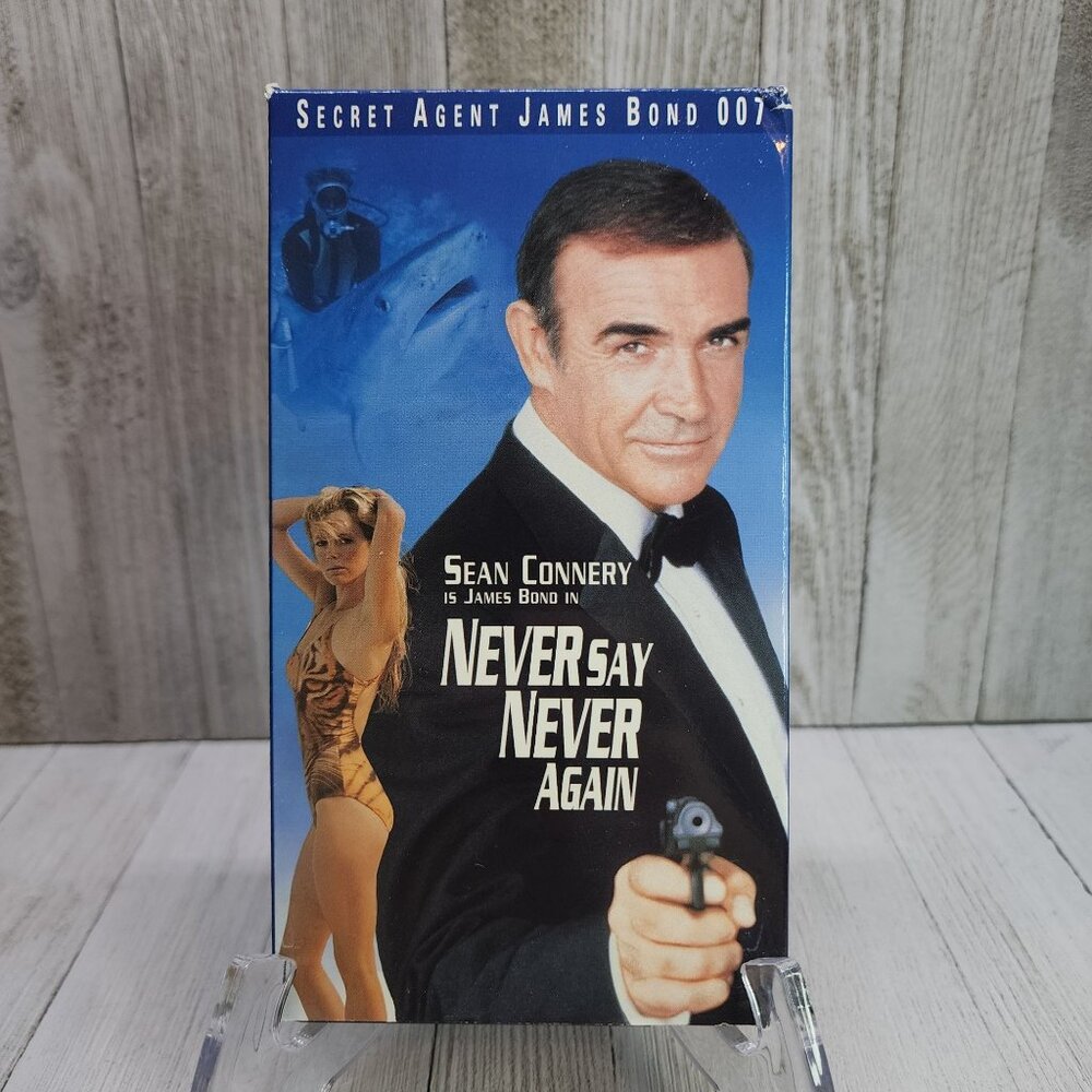 Never Say Never Again VHS Tape 1995 - Sean Connery